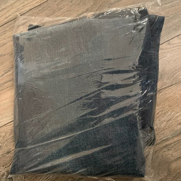 NWT LANDS' END SQUARE RIGGER MEN'S RELAXED FIT 5 POCKET MEDIUM WASH JEAN 42 - Picture 8 of 8